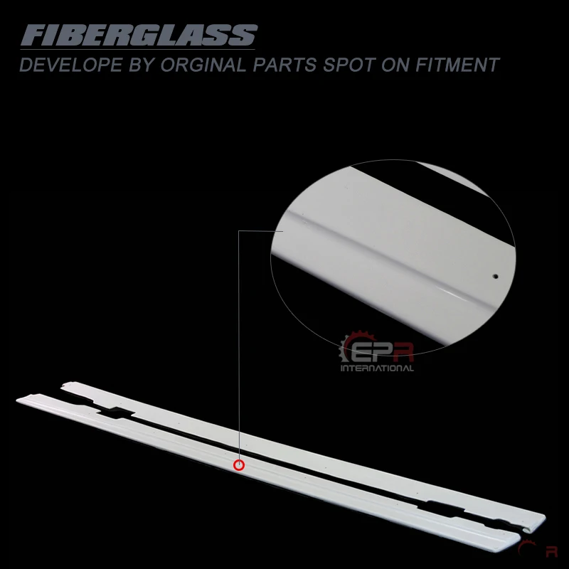 DAG Style Ver 2.1 FRP Fiber Glass Side Skirt Under Board Fiberglass Door Step Cover Kit Drift Tuning Trim For F56 Mini Cooper S