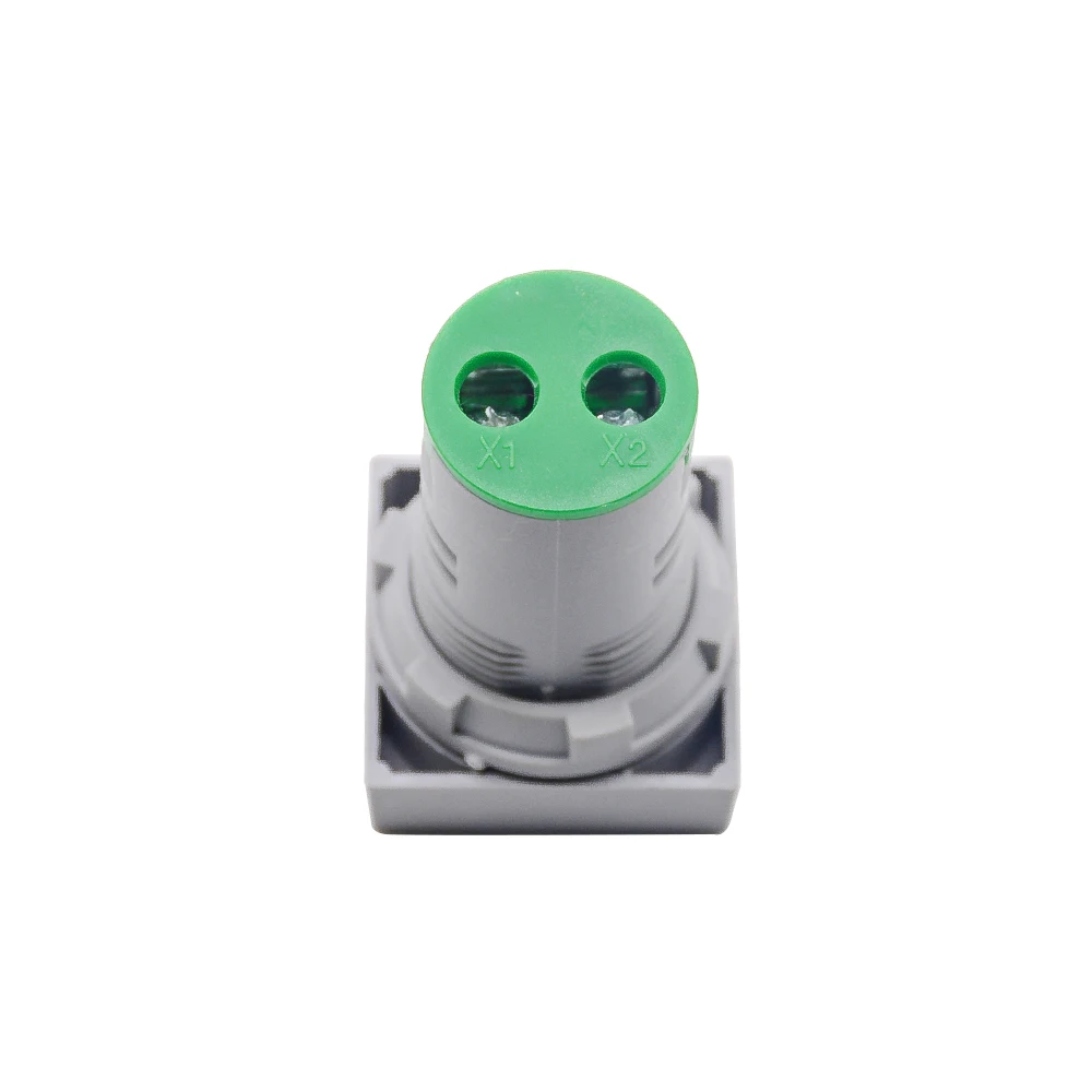 22MM Measuring range AC 12-500V Voltmeter Square Panel LED Digital Voltage Meter Indicator Light Output voltage AC22-500V