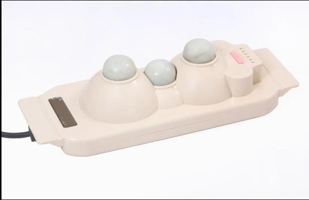 Germanium stone therapy apparatus with physical therapy 3 ball head heat meter warm neck guard to protect the waist