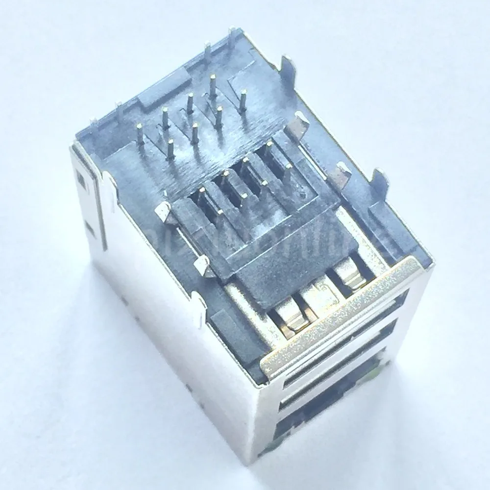 1pc G40Y RJ45 USB Ethernet Cable Female Socket Connector With 2 LED Data Connection Interface Charging Sale at a Loss France