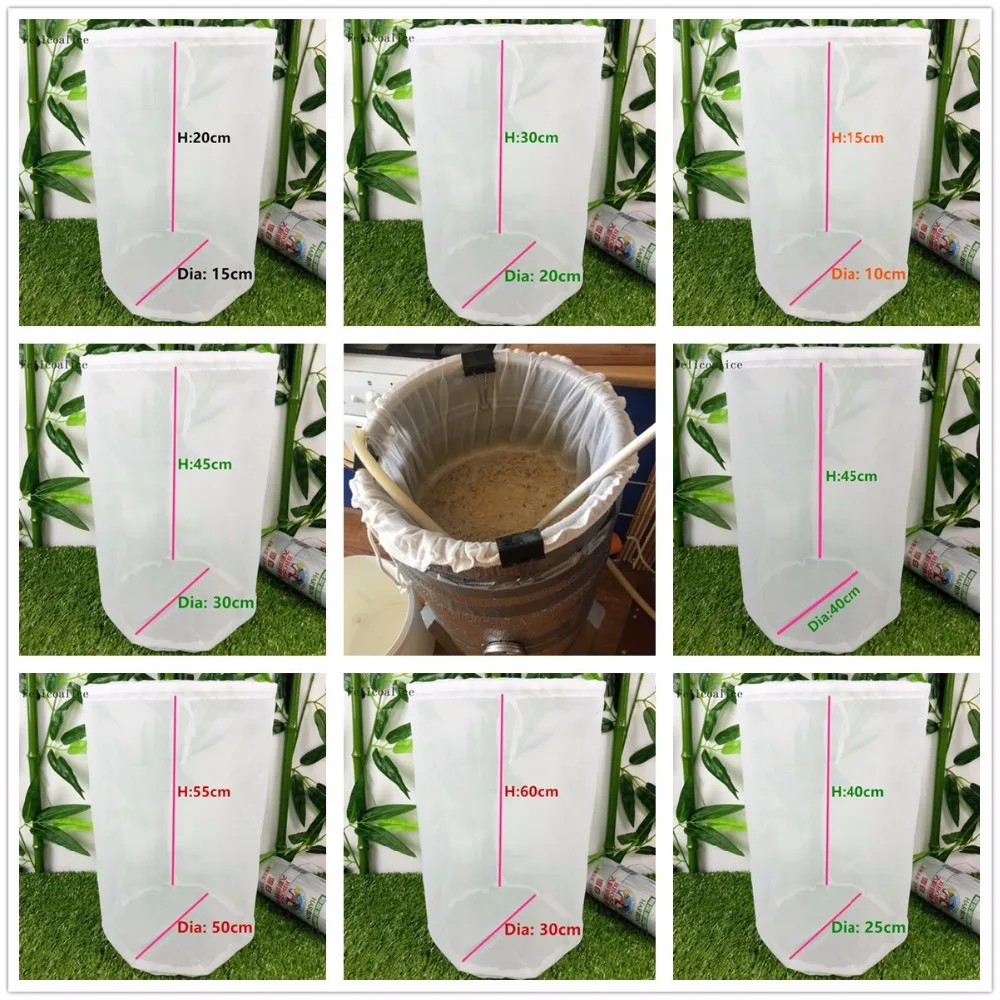 

1PCS Home Brewing Beer Accessories Food Grade Filter Bag For Beer Wine