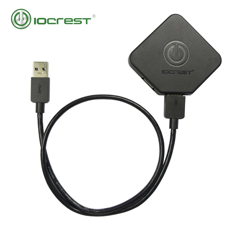 IOCREST Dünne 2 Port USB 3,0 Hub mit SD MicroSD Kartenleser Träge lager