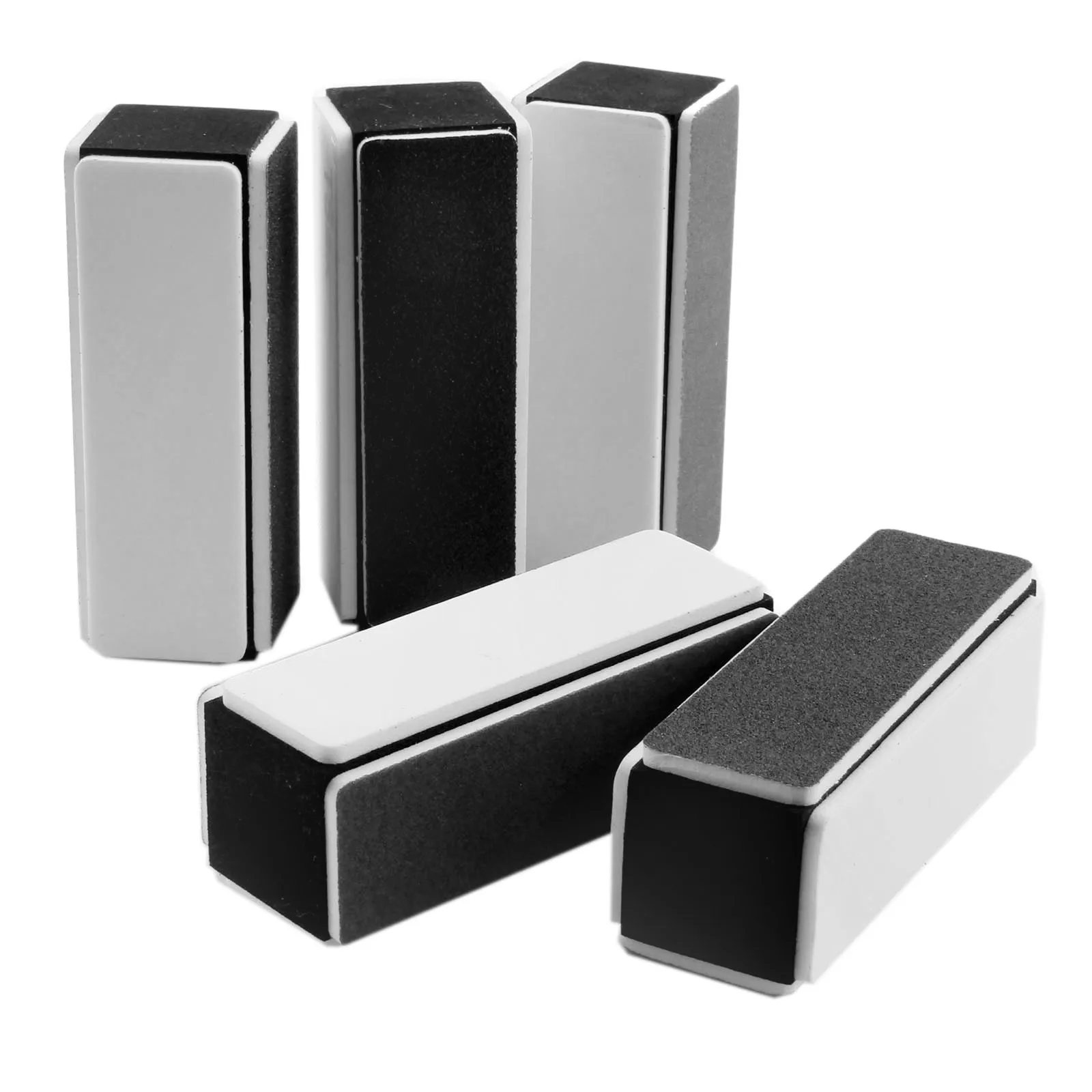 

DRELD 5Pcs/lot Sanding Polishing Buffers 4 Way Sponge Buffer Polishing Block Grit 3000 400 240