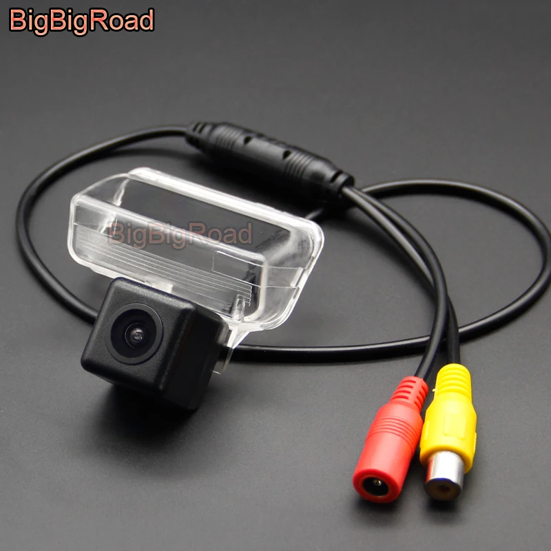 BigBigRoad Car Rear View Camera For Peugeot 206 207 307 307SM 407 Sedan 2001 -2014 Berlingo Grand Raid Ranch Partner M49 M59 MK2