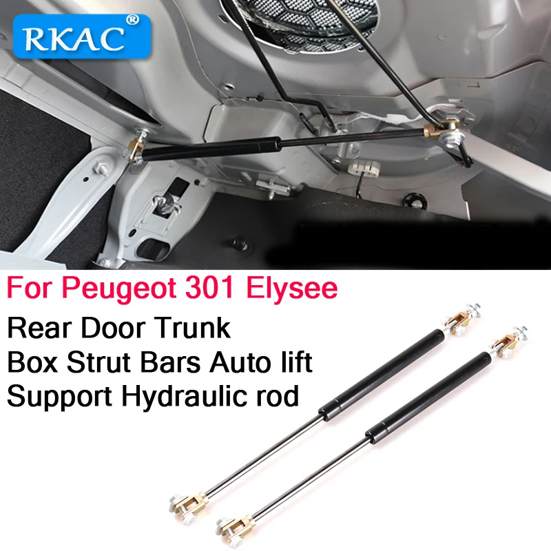 

RKAC For Peugeot 301 Elysee Rear Door Trunk Box Strut Bars Auto lift Support Hydraulic Rod Spring Shock Bracket Car accessories