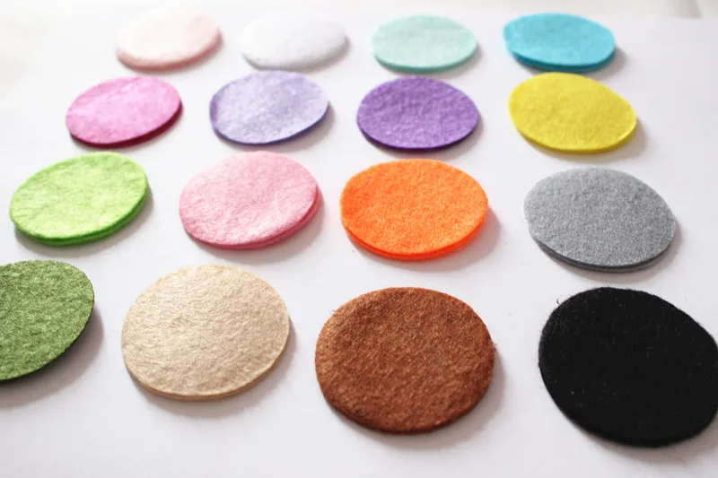 DIY 6CM Felt circle Round fabric pads accessory, fabric flower accessories for hair flower 300PCS