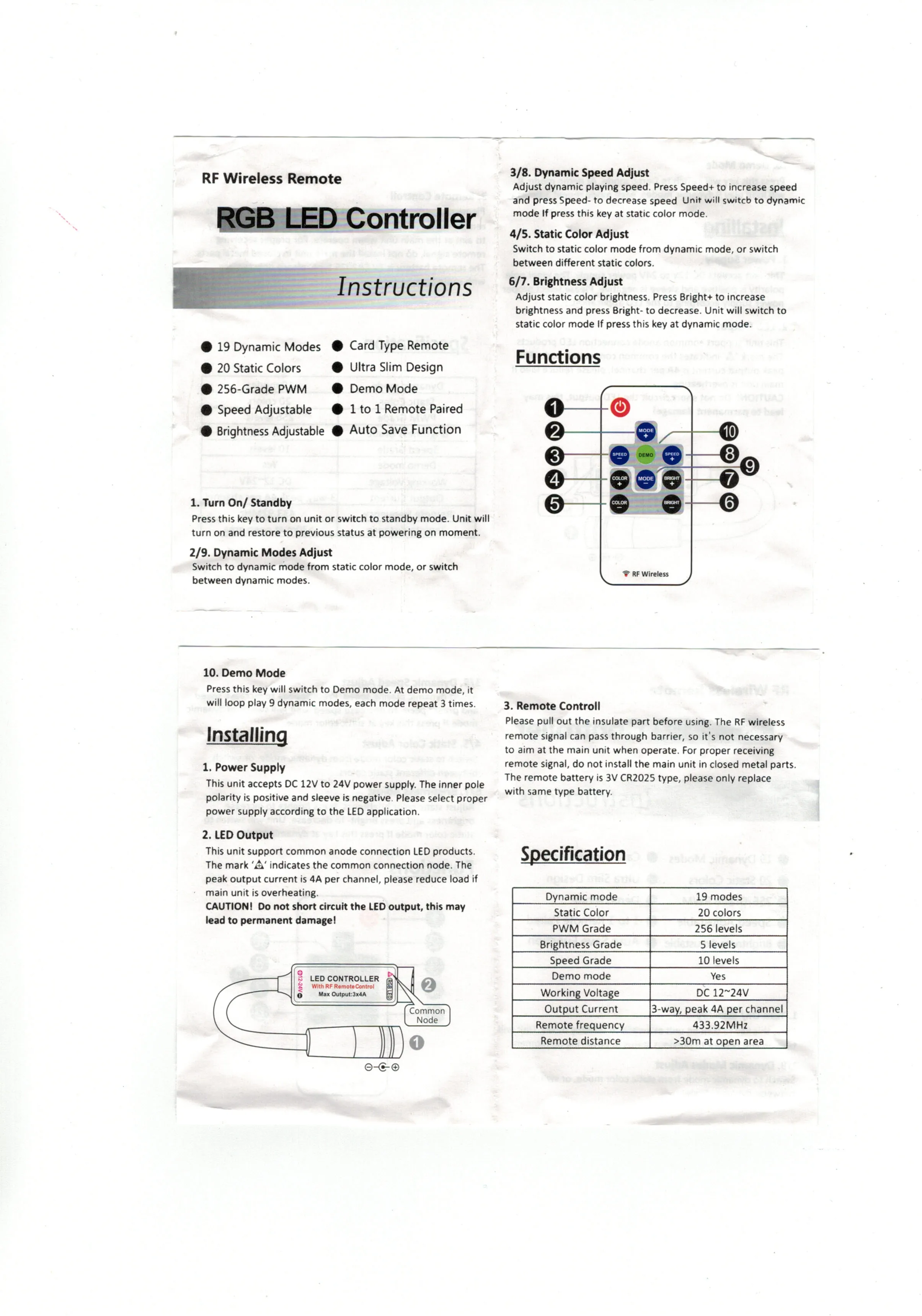 rs-e0054 Sega LED 네온 불빛 라운드 간판 25cm/ 10인치 - RGB 멀티 컬러 원격 무선 제어 기능이 있는 바 간판