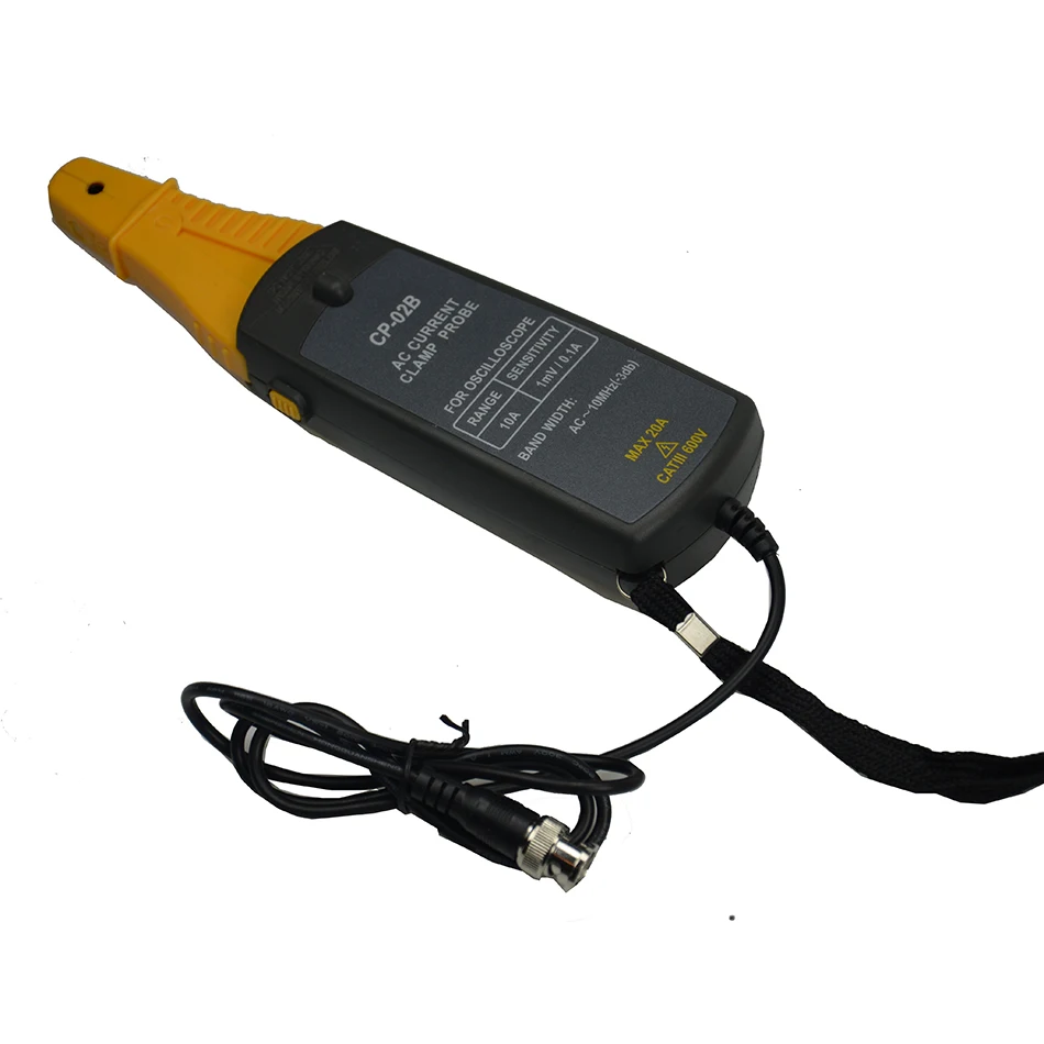 CP-02B Sonda prądowa może podłączyć do oscyloskopu Wskaźnik niskiego poziomu baterii Oscyloskop Sonda do pomiaru prądu Sonda zaciskowa prądu przemiennego