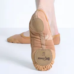 Zapatos de ballet para mujer, zapatos planos de gimnasia, zapatillas de baile de bailarina, zapatos planos de malla elástica para bailar