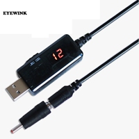 USB Boost Converter DC 5V to 9V 12V USB Step-up Converter Cable + 3.5x1.35mm Connecter For Power Supply/Charger/Power Converter