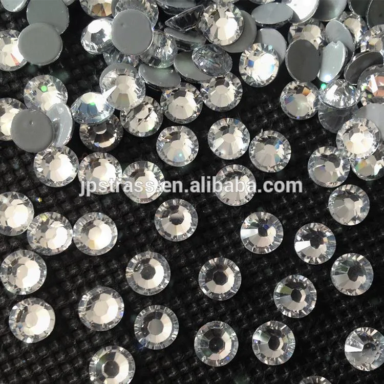 hotfix rhinestone applique ss16 4mm CRYSTAL;use for leotards,skating dancing dress 7 big and 7 small cutting facets rock diamond