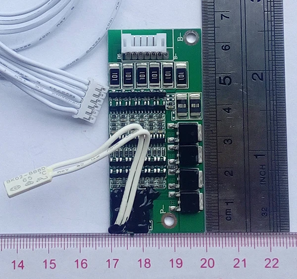 6S 10A  22.2V Li-ion BMS PCM  Battery Protection Board PCM With Balancing For Lawn Mower Lithium Ion