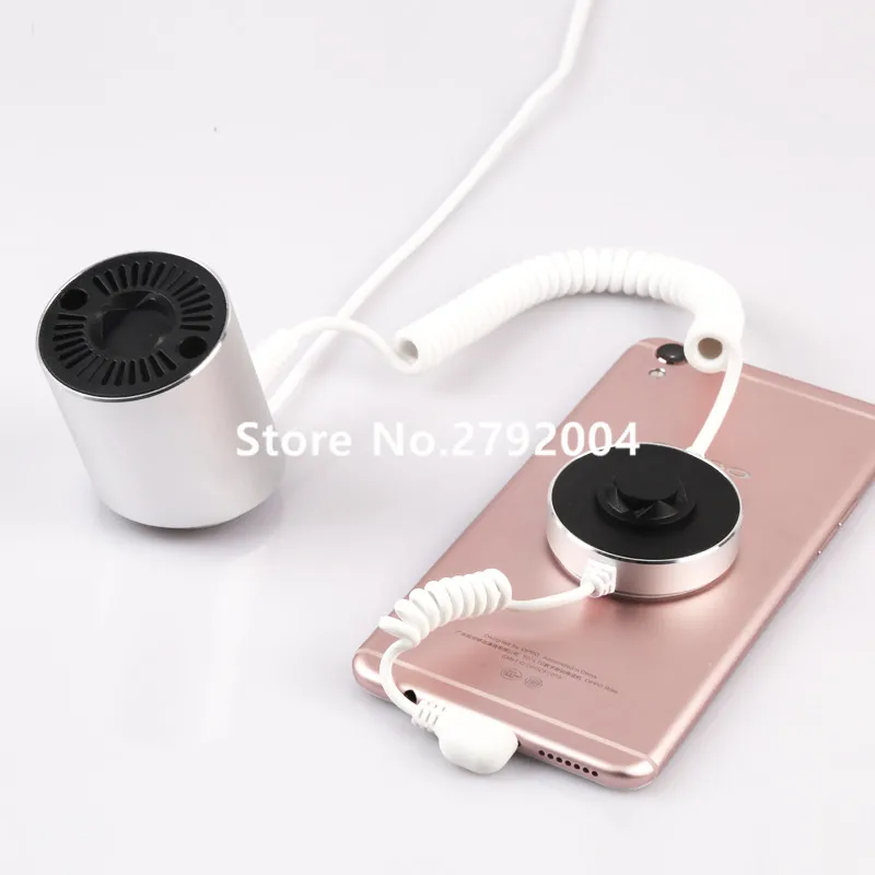 10 pcs/lot Anti-lost Display Alarm Mobile Phone Security Recoiler Holder Charging for cellphone/ Android Phone Security