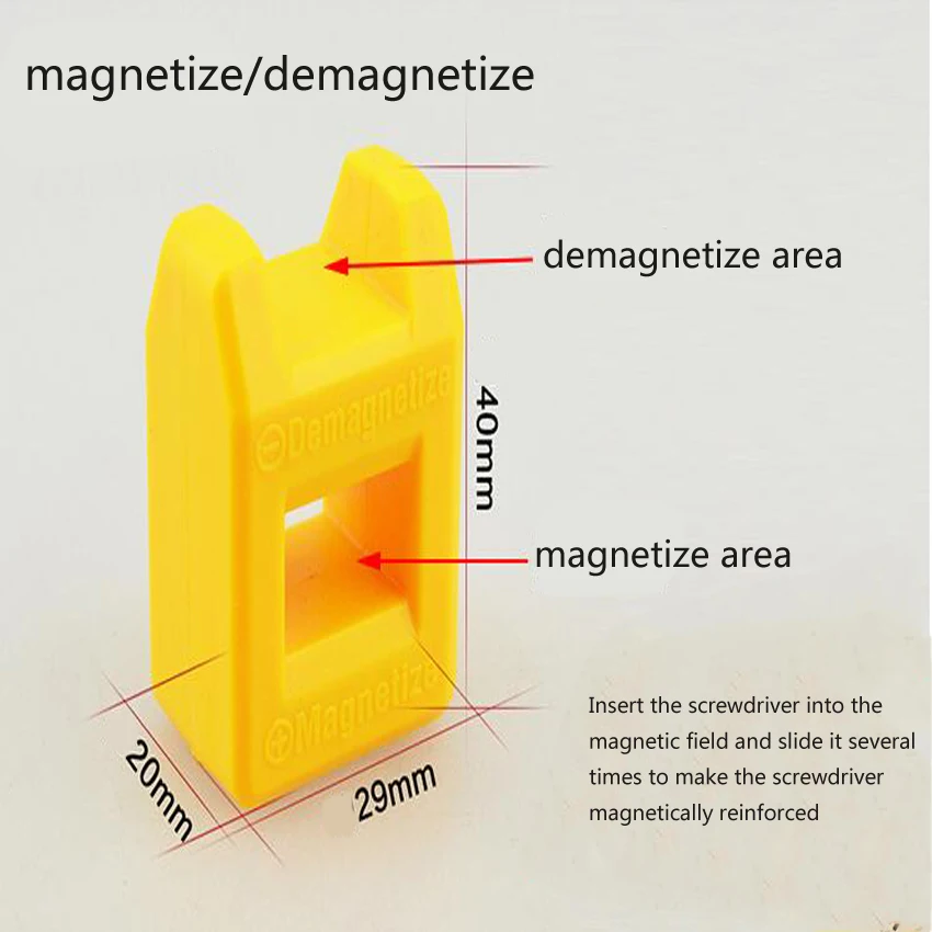 5PC/set Hot Sale New Arrival Magnetize For Screwdriver Plus Porcelain Degaussing Minus Disassemble Charge Sheet Hand Tool Parts