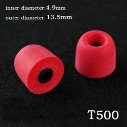 100 pcs/50pairs T500 Comply Super comfortable Tips Earphone cotton Memory foam sponge Ear pads for headphones Isolation headset