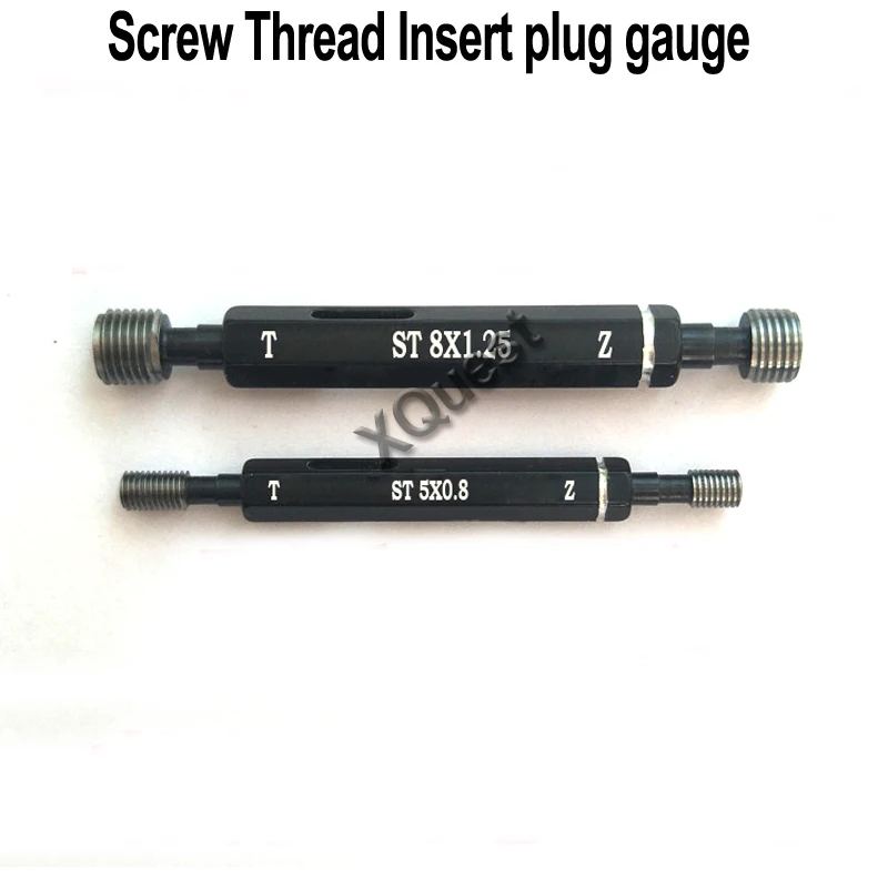 Screw Thread Insert Gauge ST M2X0.4 M2.5X0.45 M3X0.5 M4X0.7 M5X0.8 M6 M7X1 Right Hand thread insert Gage m8x1.25 m10x1.5 m12 m14