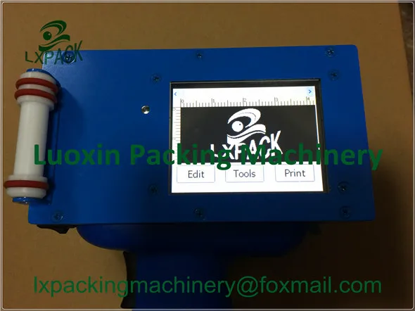 LX-PACK Lowest Factory Price manual hand type automatic online touch screen inkjet printer for food packaging industry