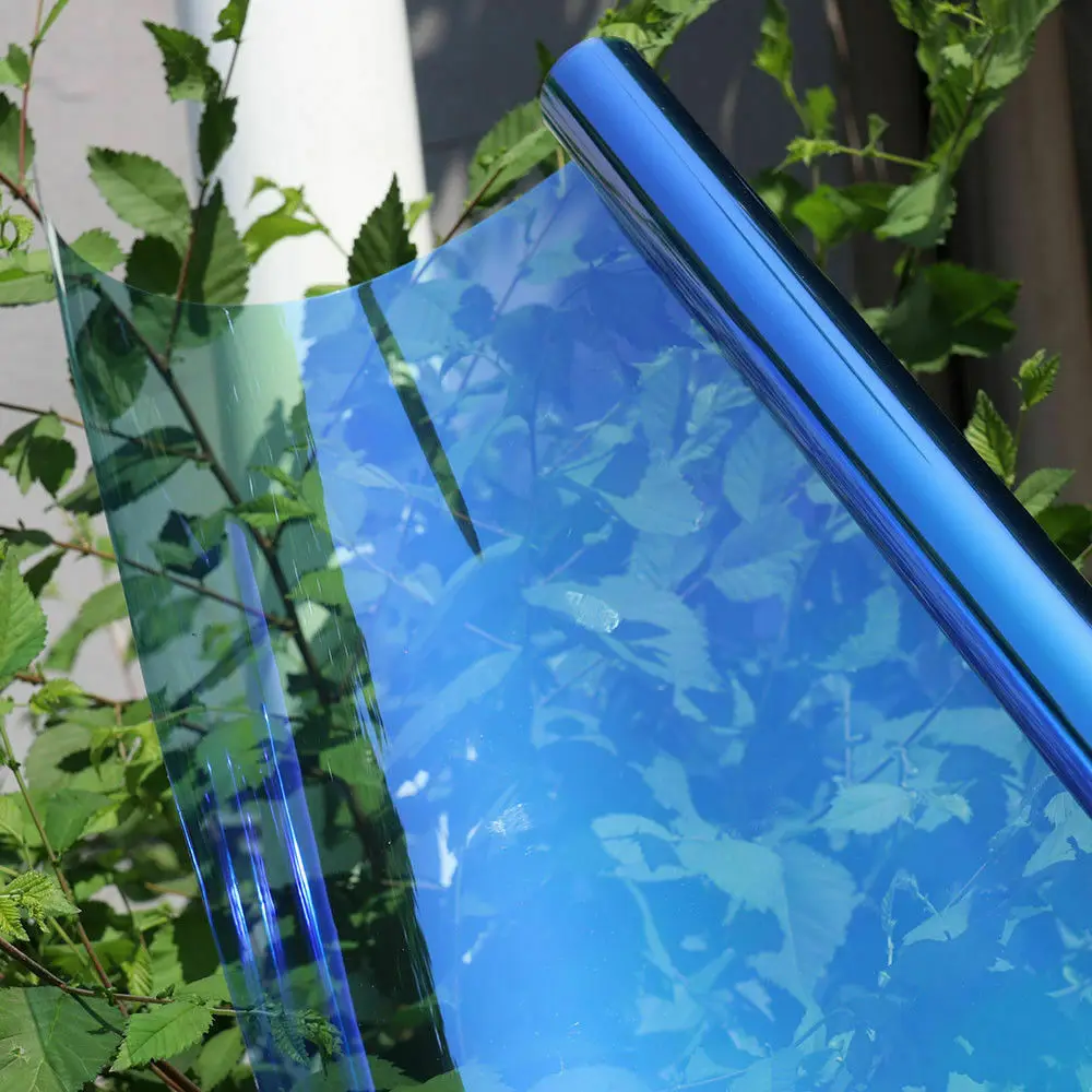 

55%Light Transmission Chameleon Effect Solar Tint Film Car Side/Front/Rear Windshields Tint Film Anti-UV With Size 152x30cm