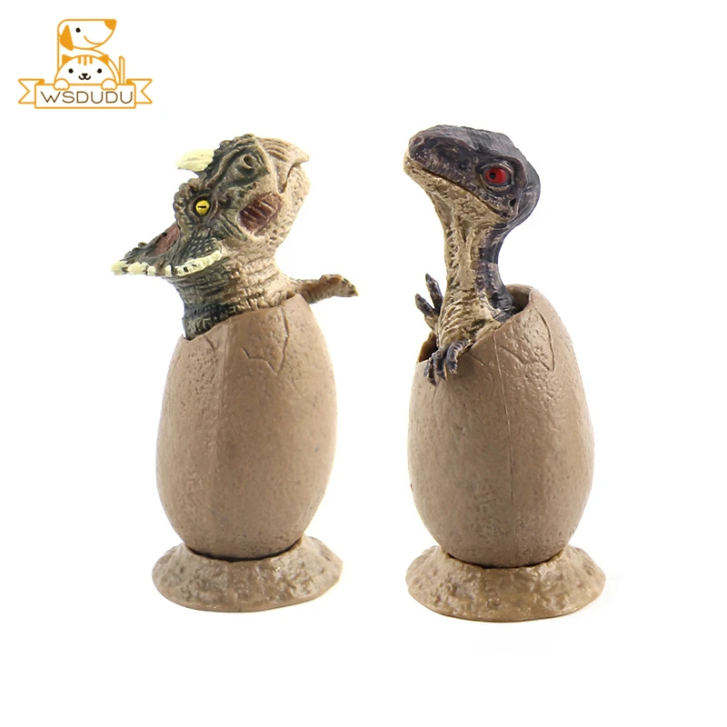 Mini Dinosaur Hatch Egg Triceratops Maiasaura Tyrannosaurus Rex Action Figure Decor Model Cute Animal Figurine Toy Children Gift