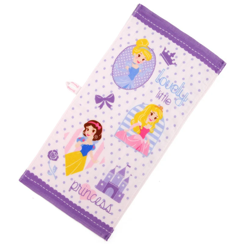 Mickey Mouse Candy Color Princess Printed Cotton  Gauze Face Towel Newborn Baby Cartoon Hand Bathing Bibs Towels Handkerchief