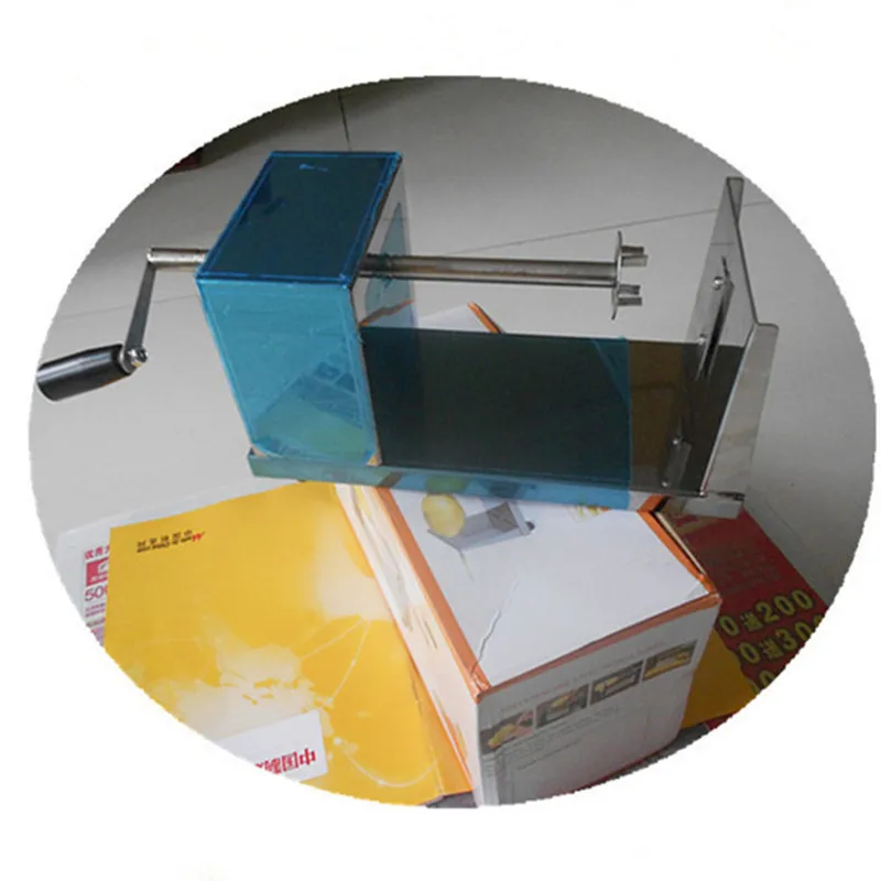 ماكينة صنع رقائق البطاطس الحلزونية من الفولاذ المقاوم للصدأ بشحن مجاني