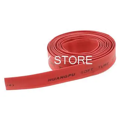 3 Meter 8mm Dia. Heat Shrinking Shrinkable Tube Tubing Red