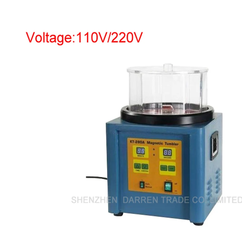 

110V/220V KT-280A 1100g Ferromagnetic Powerful Magnetic Tumbler Powerful Electric Magnetic Polishing Machine