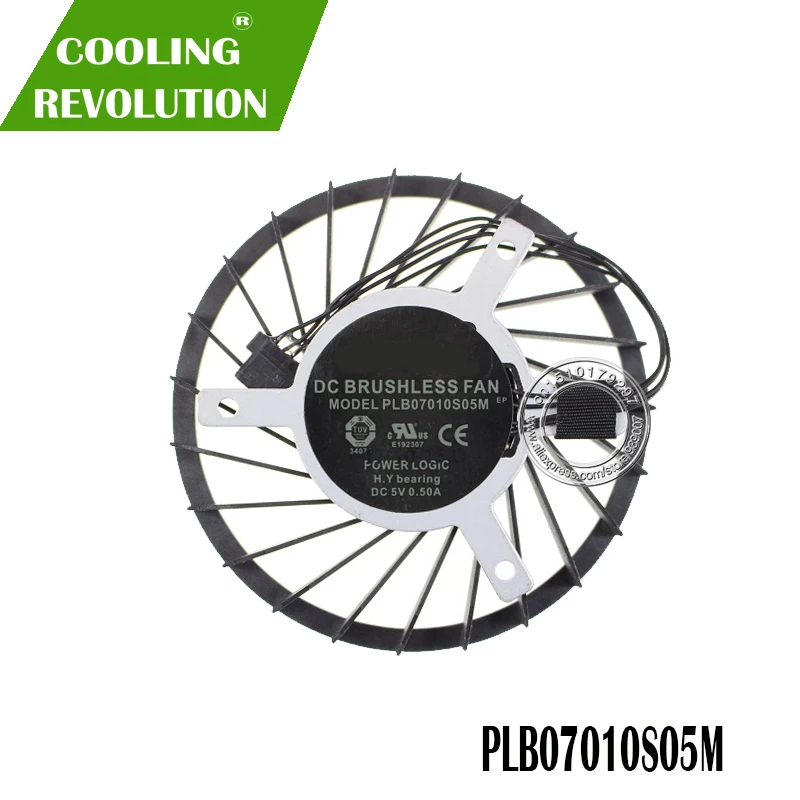 

DC BRUSHLESS FAN PLB07010S05M DC 5V 0.50 COOLING FAN FOR EVGA