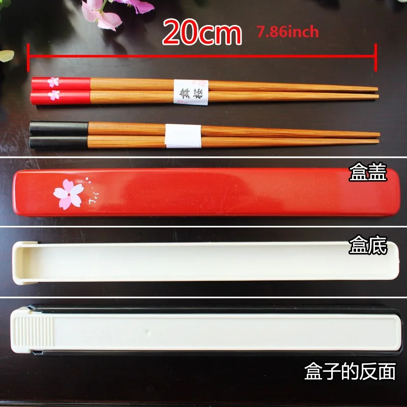 

Japanese cherry blossom and wind lovers chopsticks environmental protection chopsticks chopsticks box portable tableware set