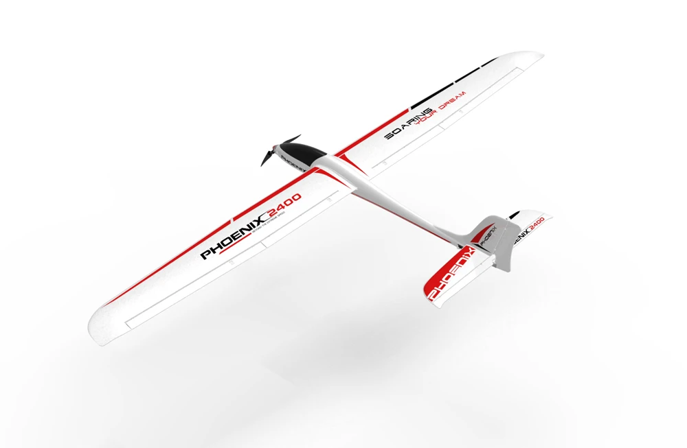 TW759-3 75903 Volantex rc Phoenix 2400 2400mm Wingspan EPO RC Airplane Glider Plane Model have PNP Version or KIT Version