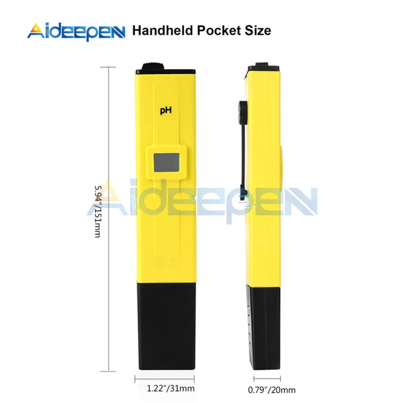 PH TDS-3 Tester Portable Pen High Accurate Filter Measure Water Quality Purity Test Tool For Aquarium Pool Water LR44 Battery