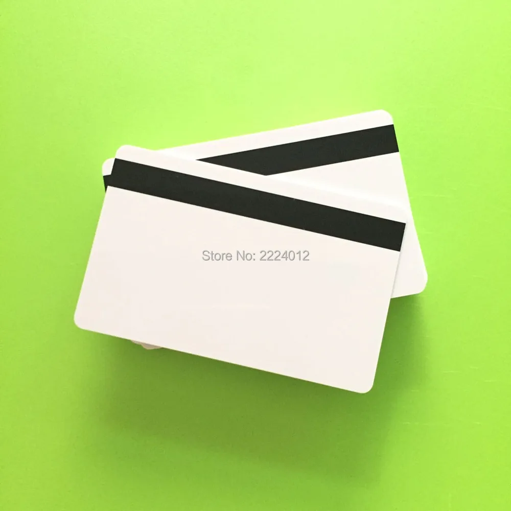 600PCS Hi CO Magnetic Stripe PVC Blank Card Encoder For MSR Magstrie Reader Writer