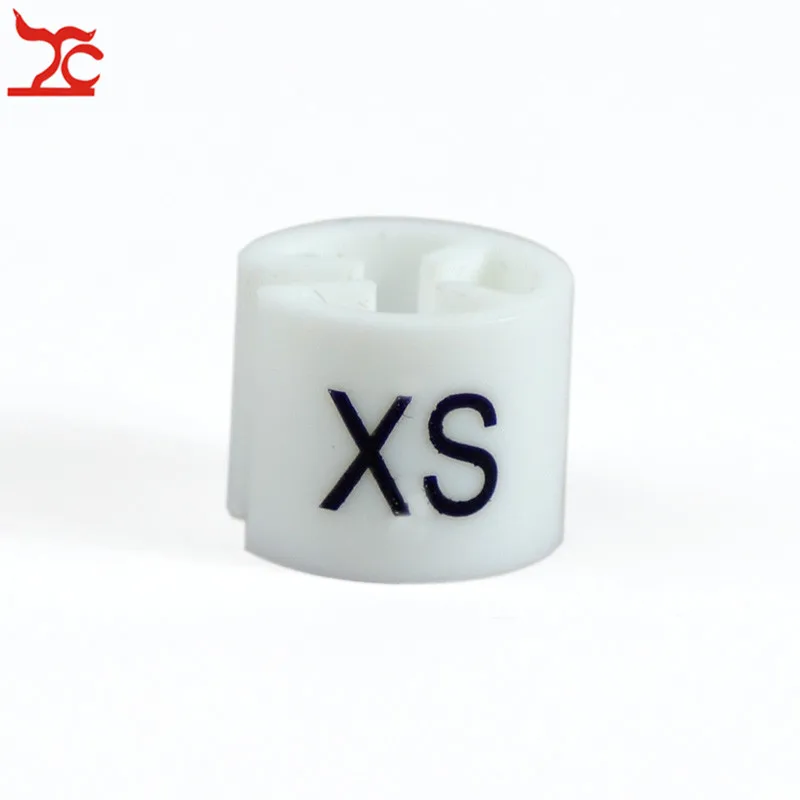 100Pcs Super White Plastic Garment All Size Marker Tag XS-5XL Coat Hanger Sizer Jewelry Making Accessories Tag Wholesale