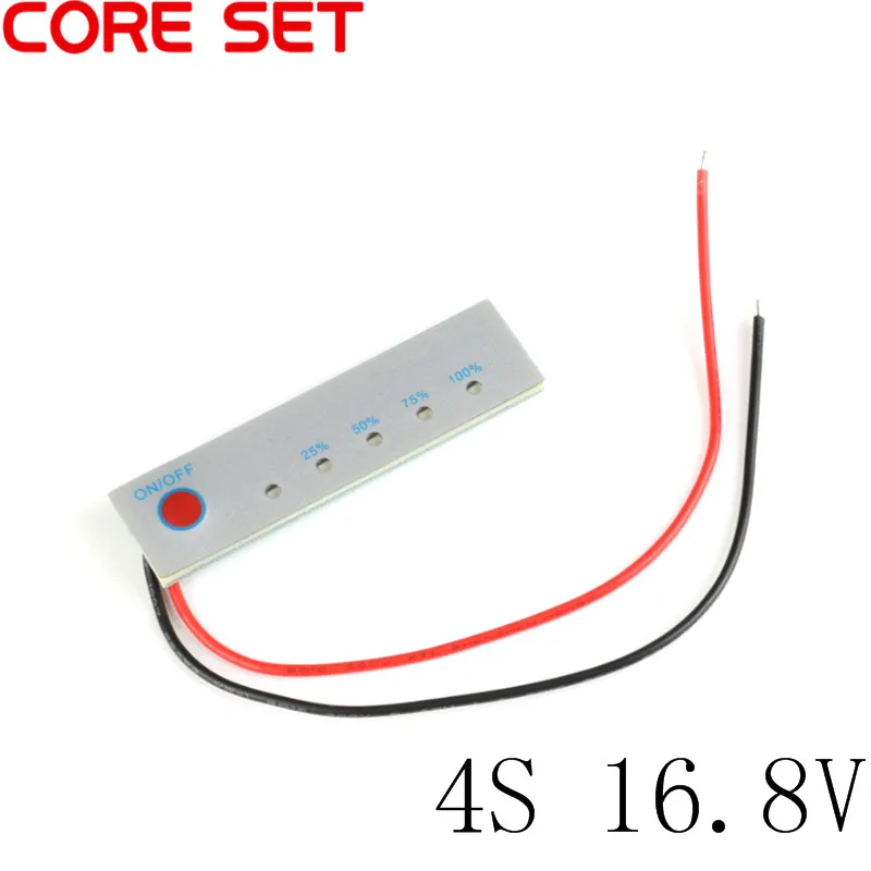 4S 16.8V 18650 Lithium Battery Capacity Indicator Power Level Tester BMS Li-ion Charge discharge PCB Module 18650 LCD