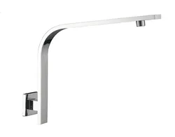 Best Brass Square Chrome Rain shower Wall Mounted shower head shower arm SA005-1