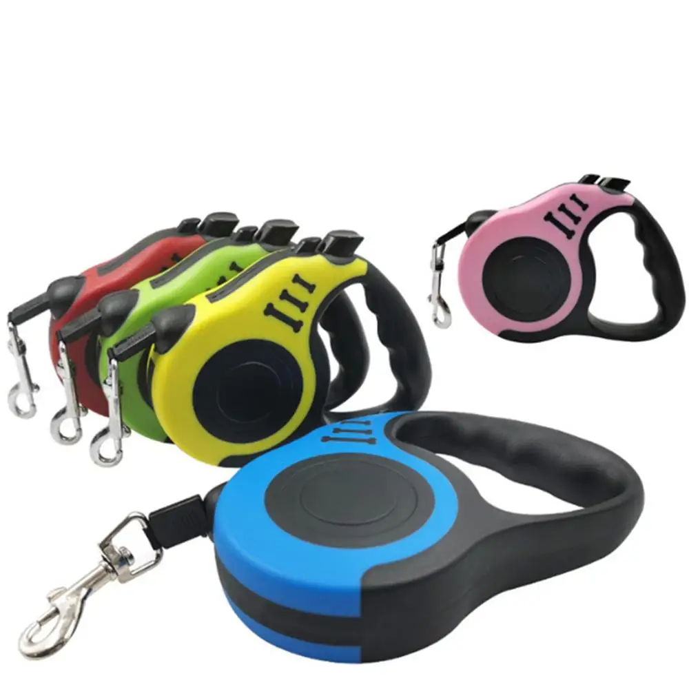 

3M/5M Automatic Retractable Leash For Small Medium Dogs Durable Nylon Dog Lead Extending Puppy Walking Leads Leashes Pet Product