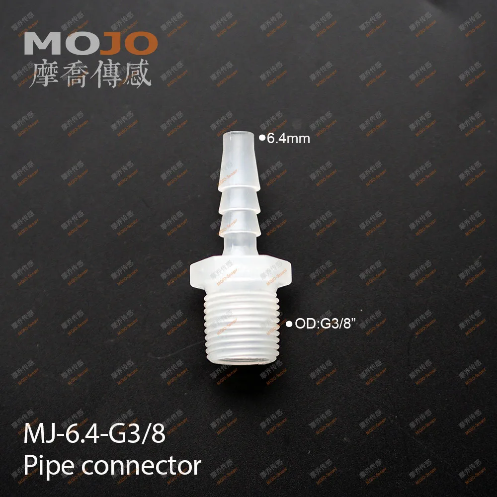 MJ-6.4-G3/8 water fittings :one side be bared type,one side is male thread water fittings (100PCS/LOTS)