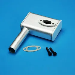 1PCS DLE 30 Engine Exhaust Tube Vent-pipe Escape Pipe with Washer Screws Spare Parts for RC Fixed Wing Racing Drone Accessories