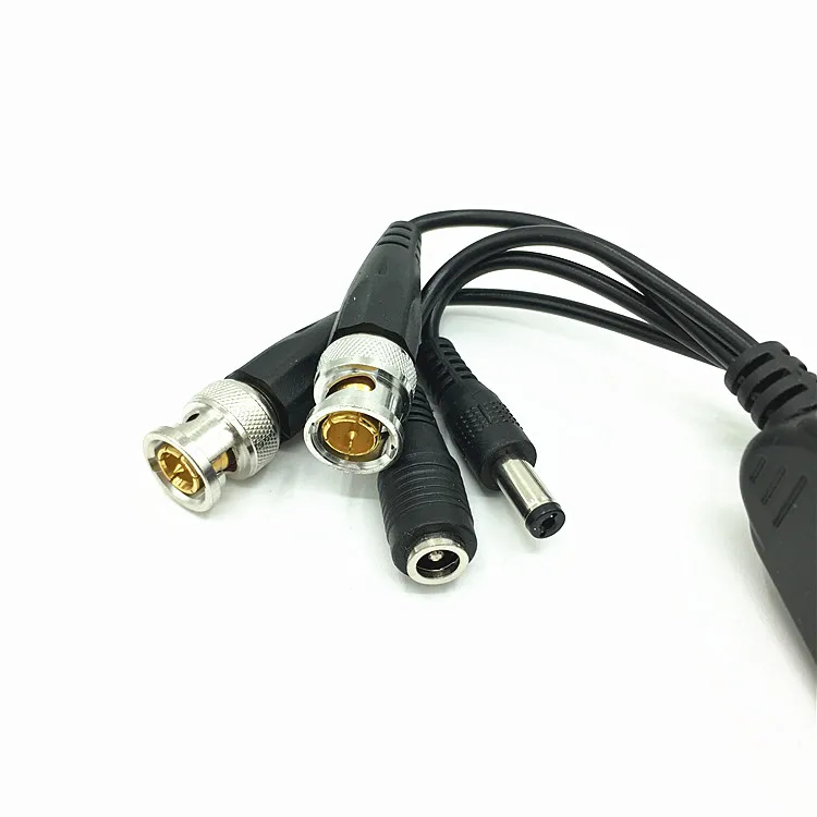 CCTV Balun Transceiver Power para HDCVI, HDTVI, AHD, câmera analógica de alta definição, Power Video 2 e 1, RJ45, 5 Par