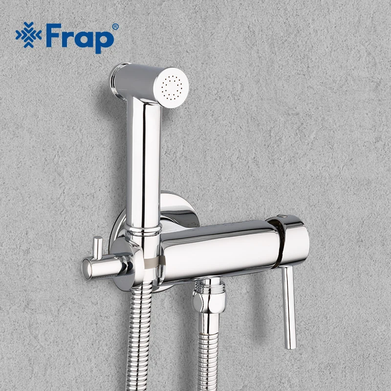 

Frap Bidet Faucets Brass Bathroom shower tap bidet toilet sprayer Bidet toilet washer mixer muslim shower ducha higienica F7507