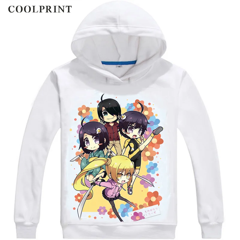 Monogatari Hoodies Multi-Stijl Hooded Hoodie Monogatari Araragi Tsukihi Bakemonogatari Nisemonogatari Cosplay Sweatshirts