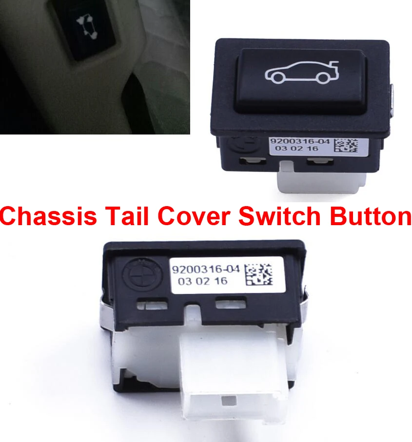 

Car Styling Plastic Chassis Tail Cover Switch Button Fit For BMW 5-series 10-2017 520 525 528 530 7 series 09-2016 730 735 740