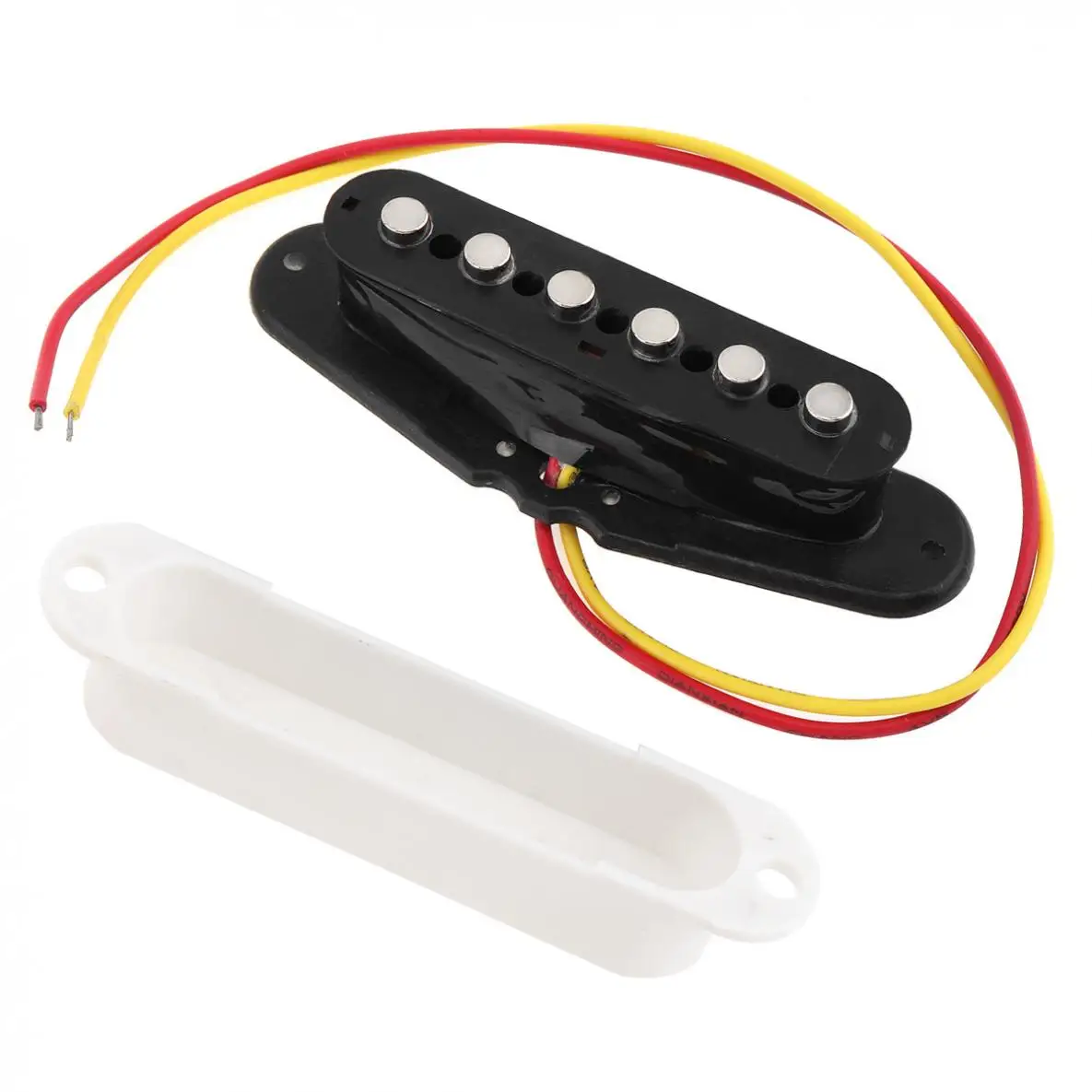 Ceramic Single Coil Sound Pickups for ST SQ 6 Strings Electric Guitars Harmonious with White / Black / Beige Colors