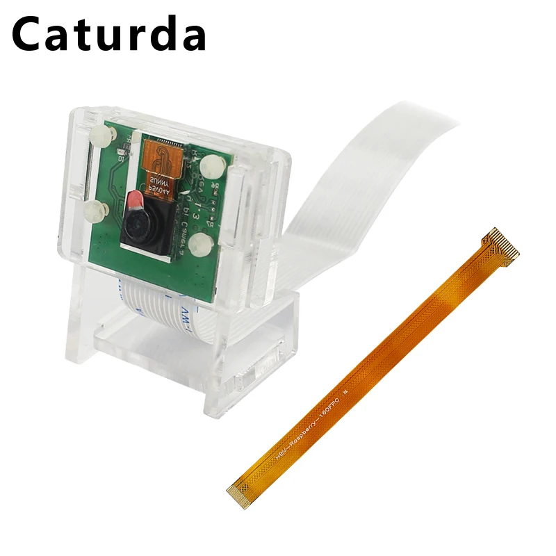 Raspberry Pi 3 Camera 5MP Mini Video Camera 1080P 720P Webcam with Acrylic Holder 16CM FPC for Raspberry Pi 3 Model B Zero W Pi0