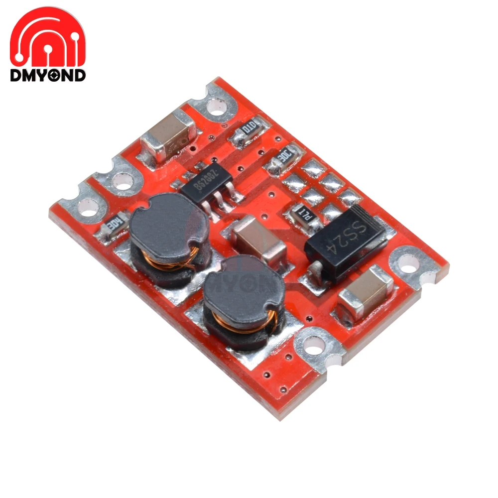 3.3V/5V/4.2V/9V/12V DC-DC Automatic Buck Boost Power Module S09 Step Up and Down Board Input 3V-15V Output Electronic DIY PCB