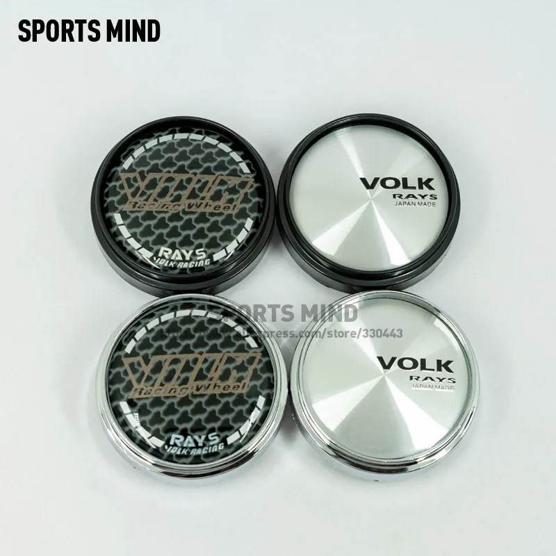 4PCS/lot 66MM Car Wheel Center Caps for VOLK RAYS JAPAN VOLK RACING WHEEL Emblem Logo CE28 Rim TE37 Tokyo Time Attack