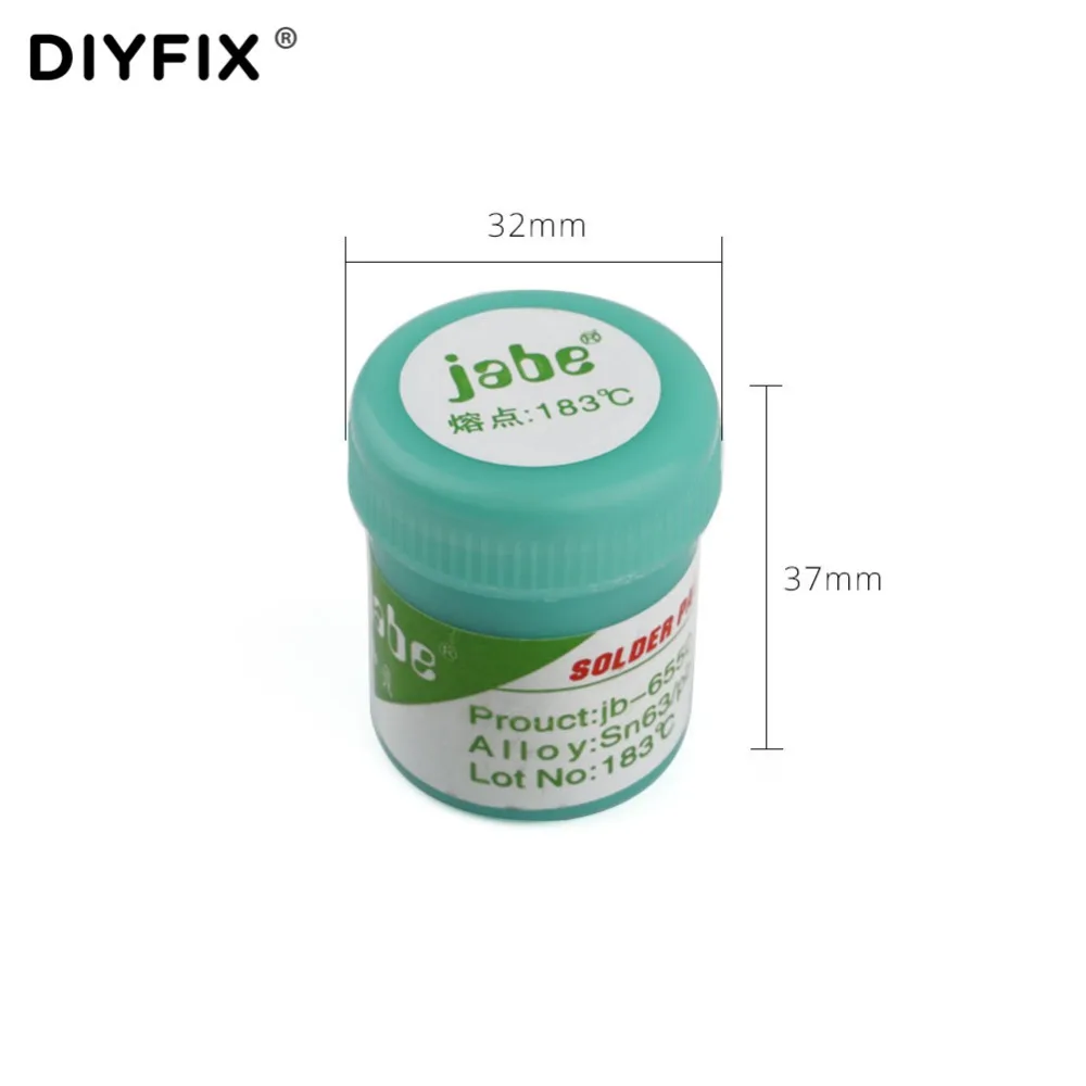 DIYFIX 1Pc pasta saldante flusso di saldatura flusso di saldatura pasta Sn63/pb37 SnBi58 per Computer telefono LED BGA SMD PGA PCB chip strumento di riparazione