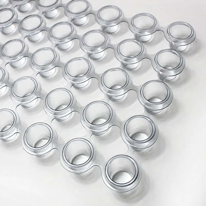 

10 mm & 12 mm EZ Tattoo Aftercare Supplies Disposable Plastic Tattoo Ink Cup Holder Stand Makeup Ink Pigment Caps 12 Trays