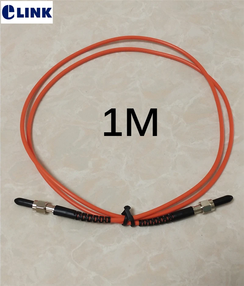 

SMA-SMA-FC-ST fiber patch cord 1M MM SX 62.5/125um 50/125um 2.0mm 3.0mm Multimode Simplex metal ferrule Free Shipping ELINK 5pcs