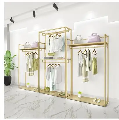 

Golden Clothing Shop Shop Shop Shop Shop Shop Shop Shop Decoration Design High Container Shelf